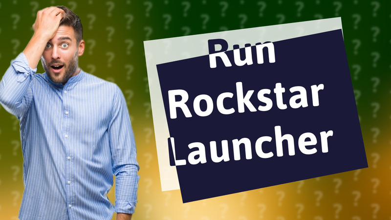 Run Rockstar Launcher