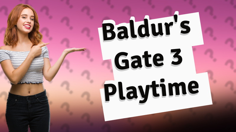 Baldur's Gate 3 Playtime