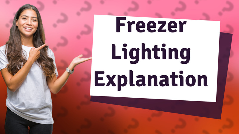 Freezer Lighting Explanation