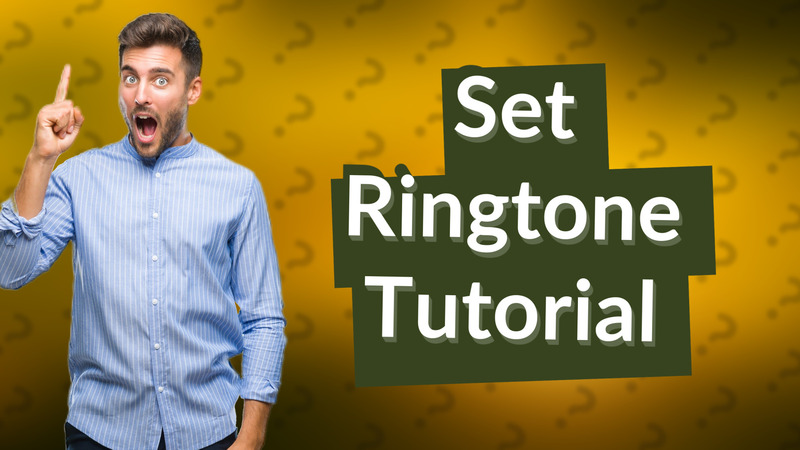 Set Ringtone Tutorial