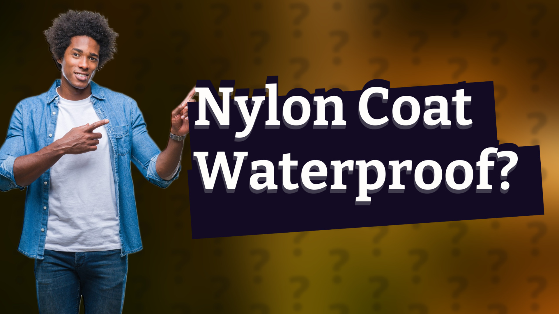 Nylon Coat Waterproof?