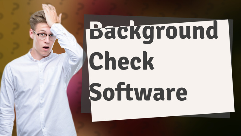 Background Check Software