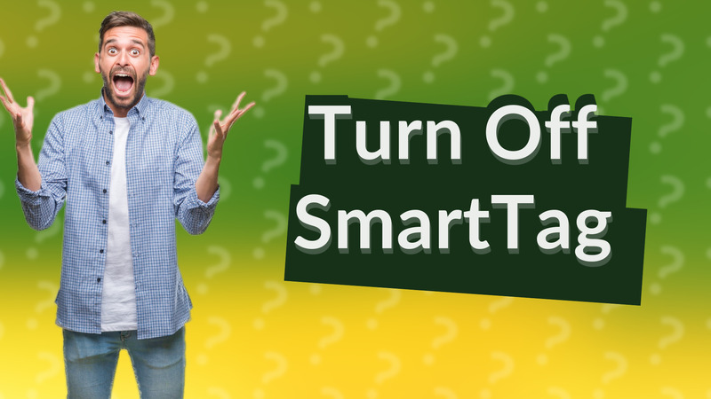 Turn Off SmartTag