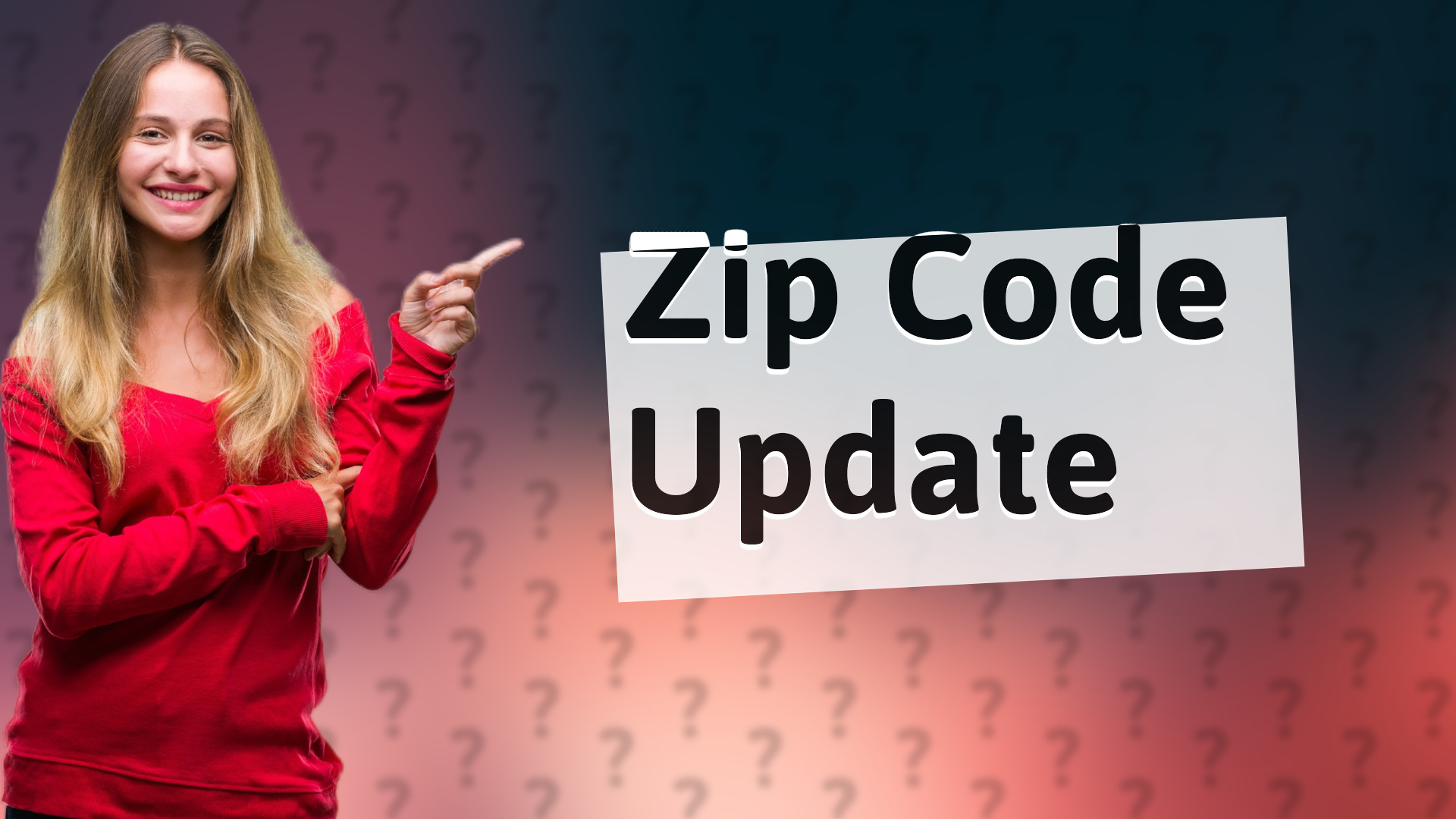 Zip Code Update