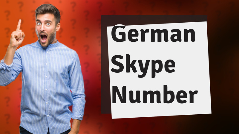 German Skype Number