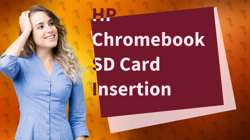 HP Chromebook SD Card Insertion