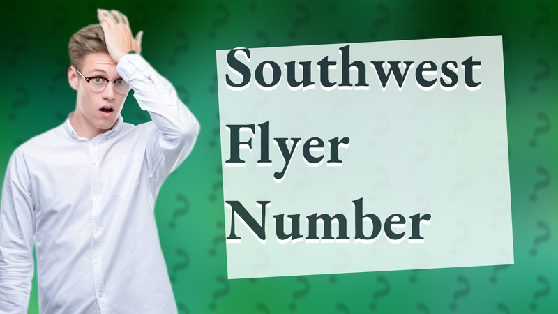 Southwest Flyer Number