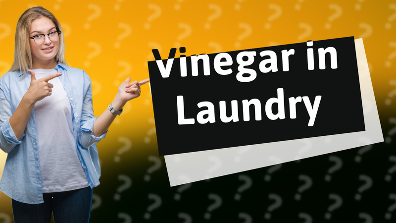 Vinegar in Laundry