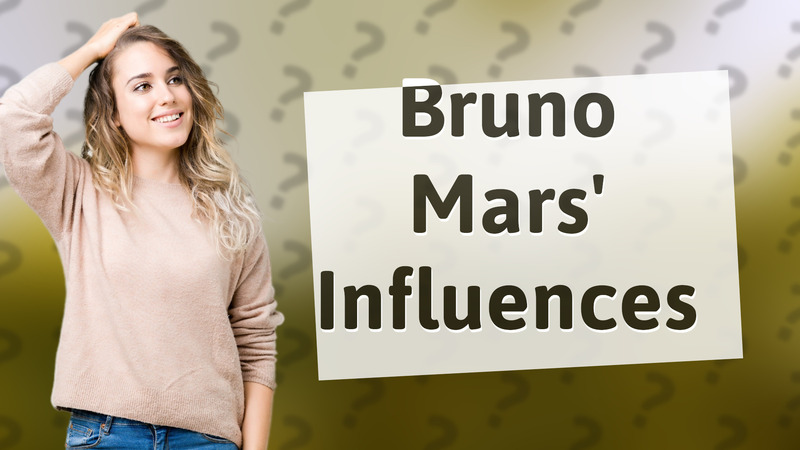 Bruno Mars' Influences