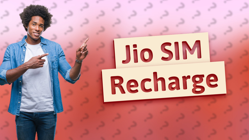 Jio SIM Recharge