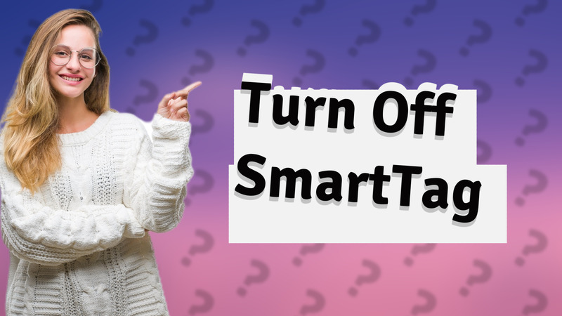Turn Off SmartTag