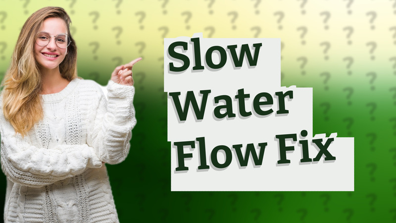 Slow Water Flow Fix