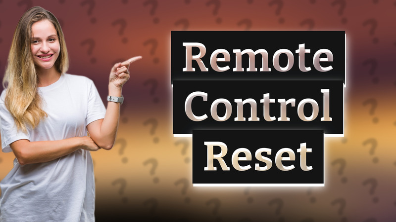 Remote Control Reset