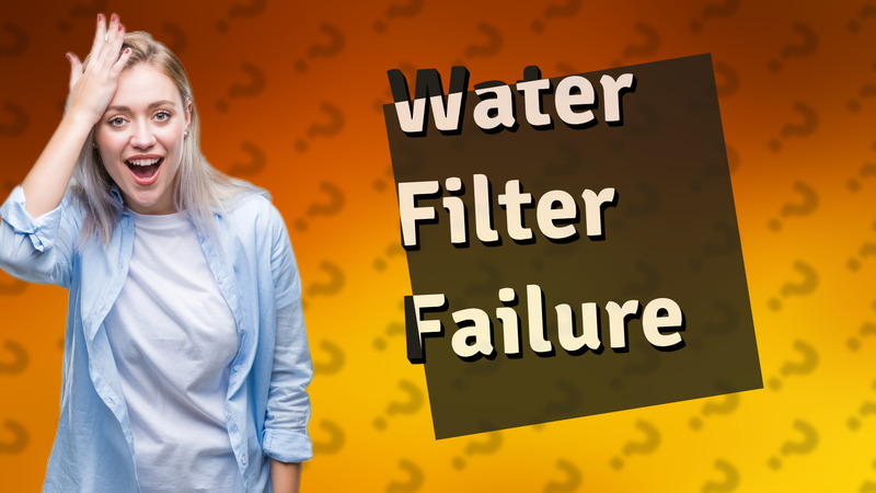 Water Filter Failure