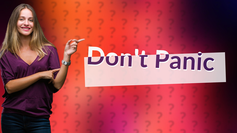 Don't Panic