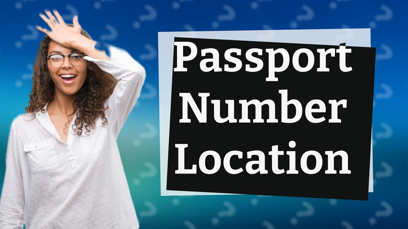 Passport Number Location