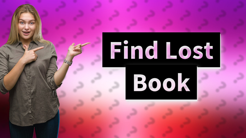 Find Lost Book
