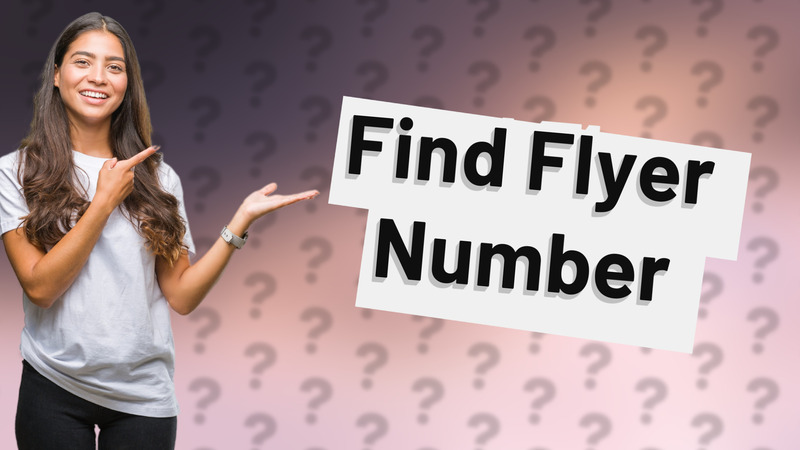 Find Flyer Number