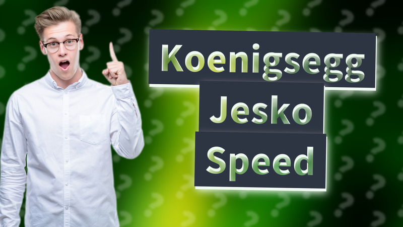 Koenigsegg Jesko Speed