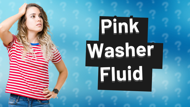 Pink Washer Fluid