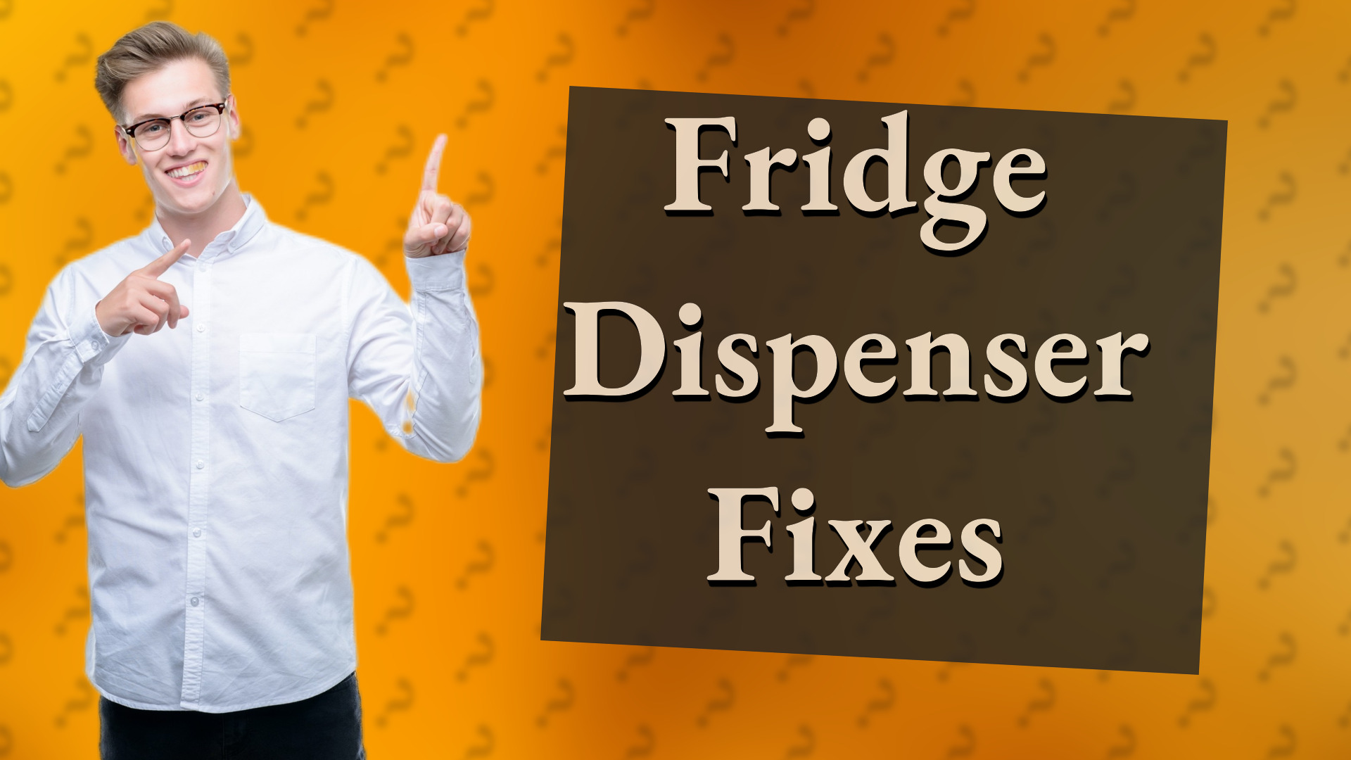 Fridge Dispenser Fixes