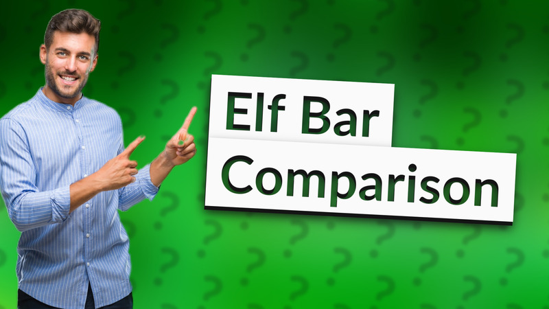 Elf Bar Comparison