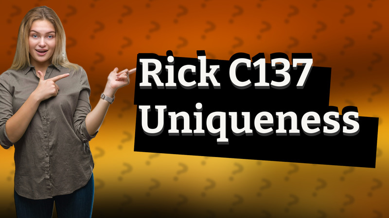 Rick C137 Uniqueness