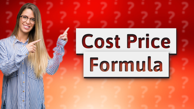 Cost Price Formula
