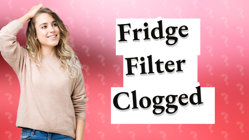 Fridge Filter Clogged