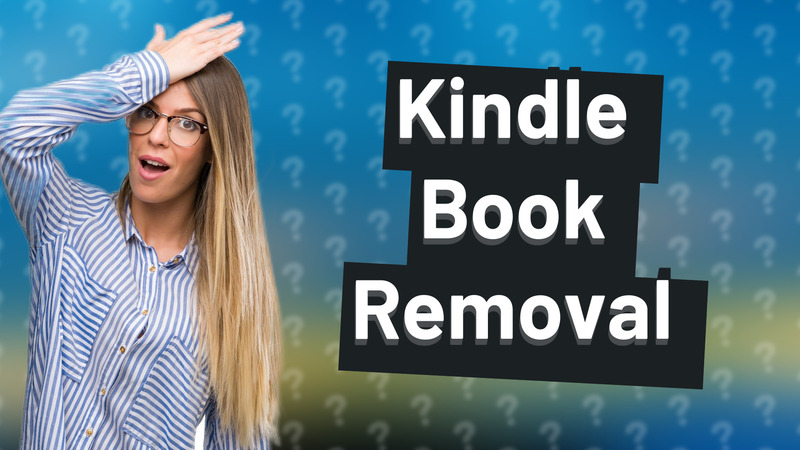 Kindle Book Removal