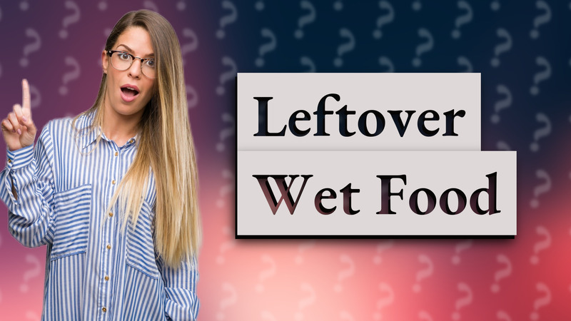 Leftover Wet Food