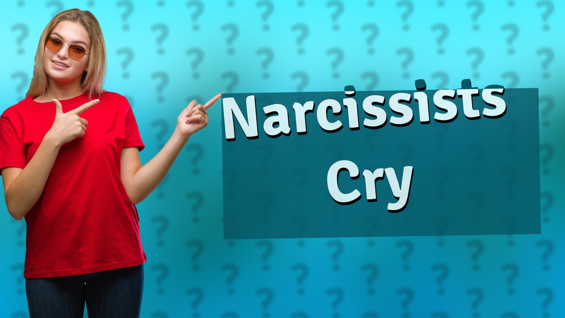 Narcissists Cry