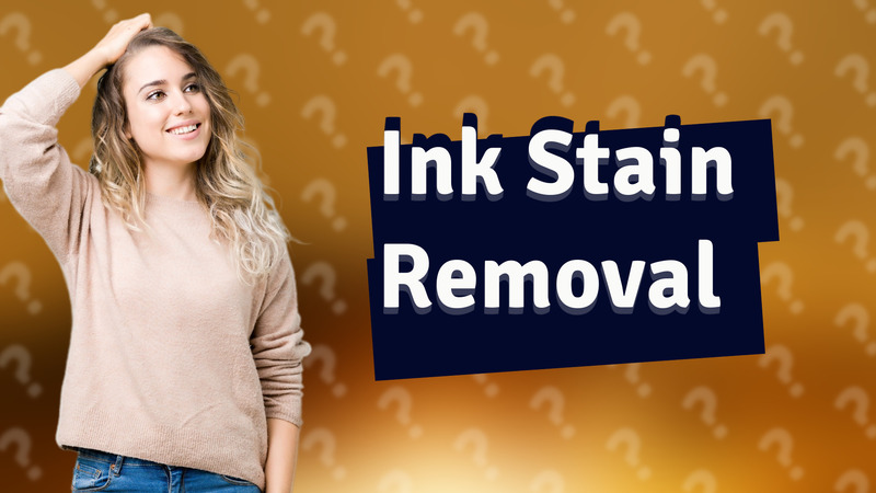 Ink Stain Removal