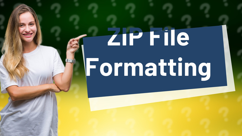 ZIP File Formatting