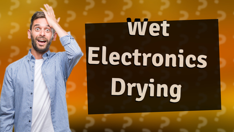 Wet Electronics Drying