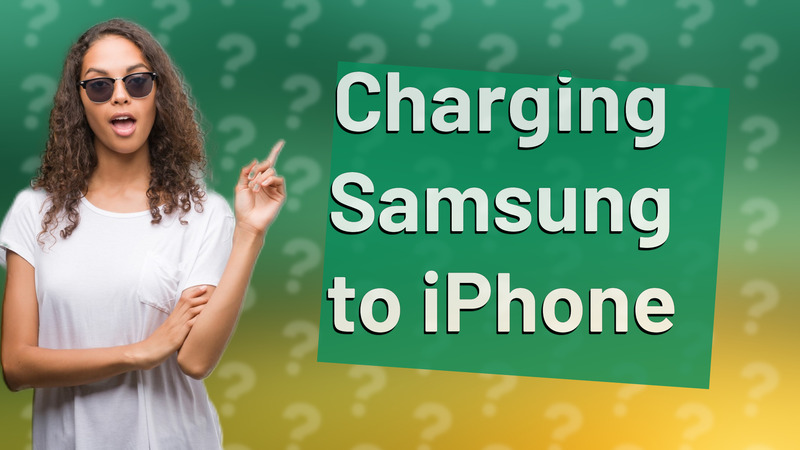 Charging Samsung to iPhone
