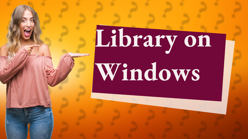 Library on Windows