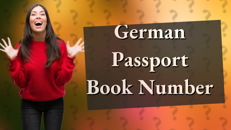 German Passport Book Number