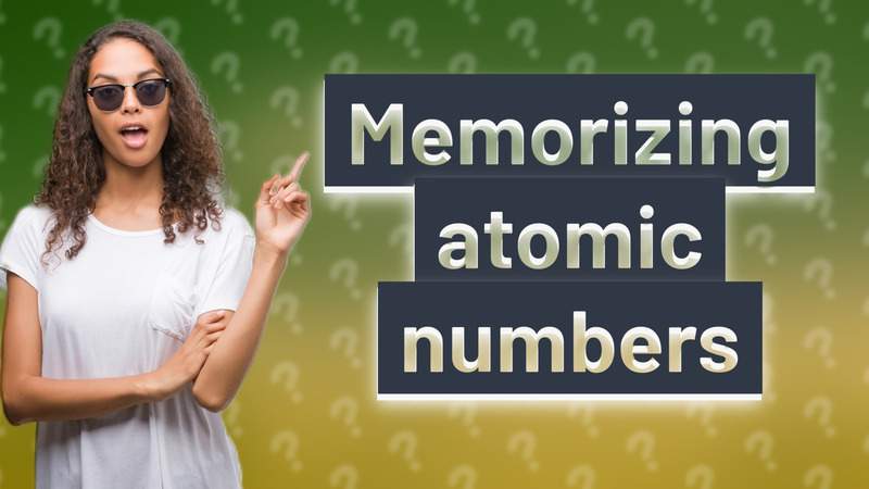 Memorizing atomic numbers