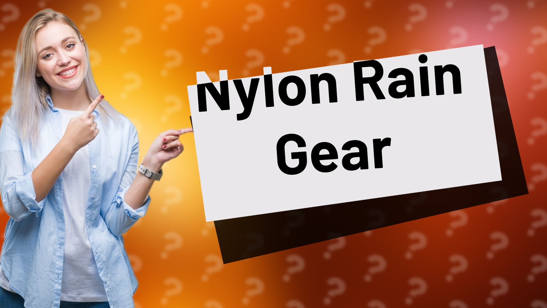 Nylon Rain Gear