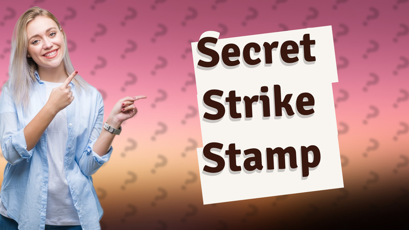 Secret Strike Stamp
