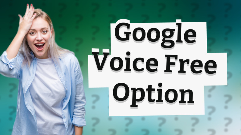 Google Voice Free Option