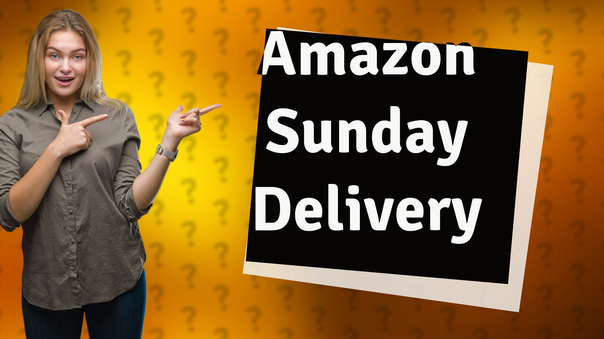 Amazon Sunday Delivery