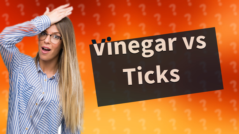 Vinegar vs Ticks