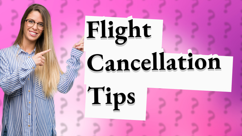 Flight Cancellation Tips