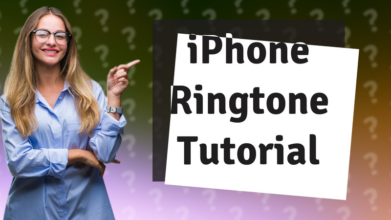 iPhone Ringtone Tutorial