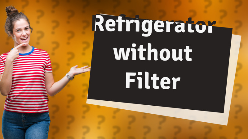 Refrigerator without Filter