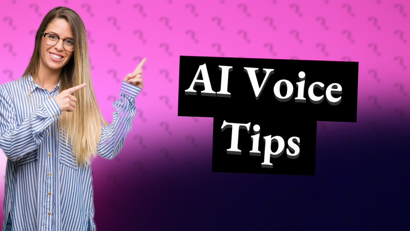 AI Voice Tips