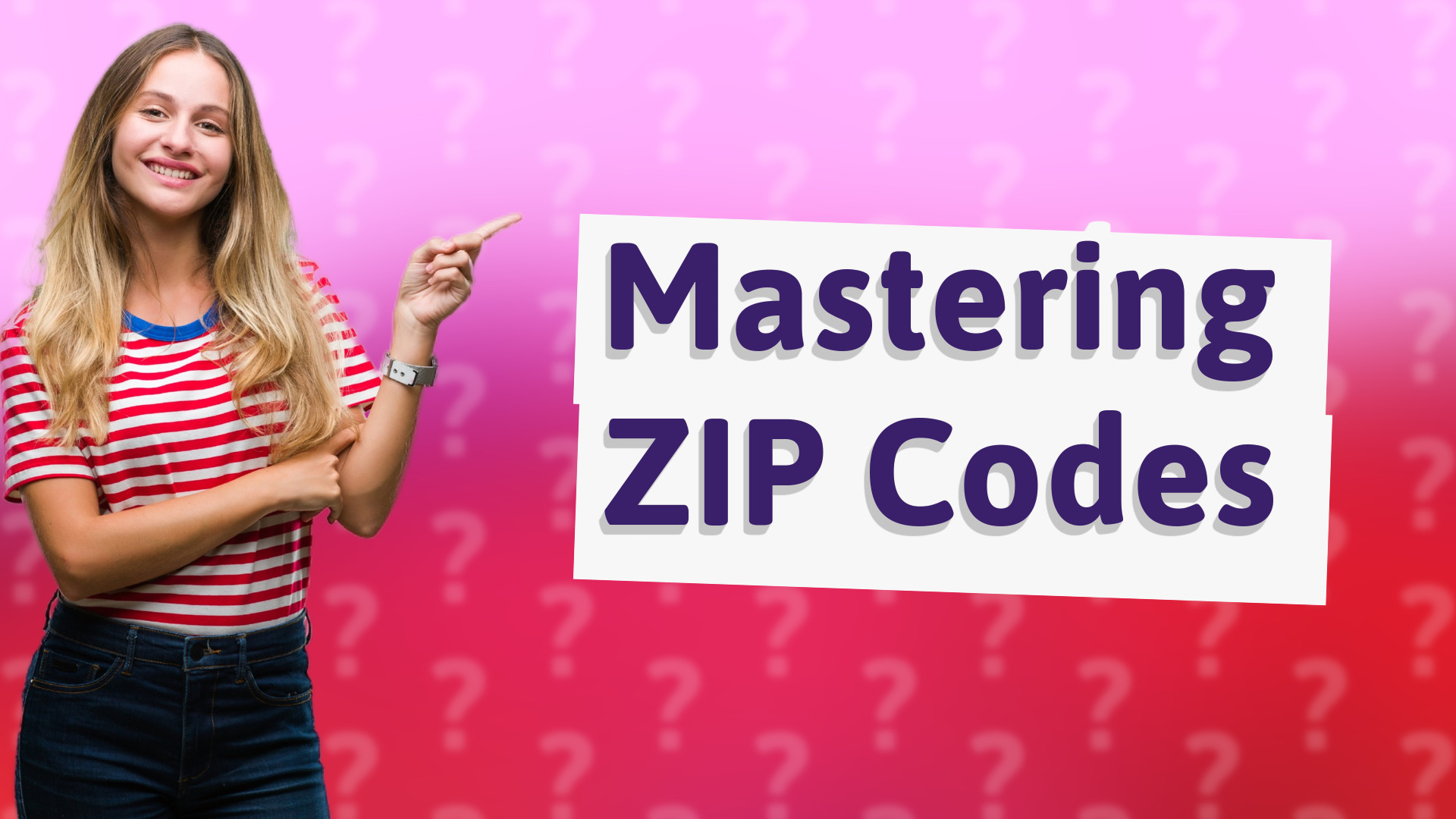Mastering ZIP Codes