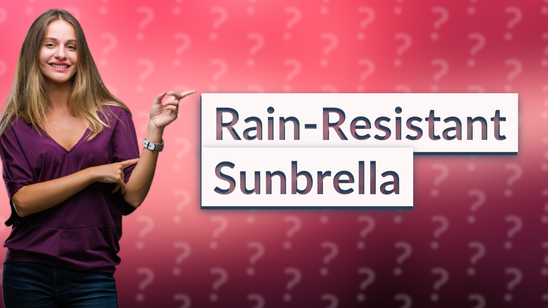 Rain-Resistant Sunbrella